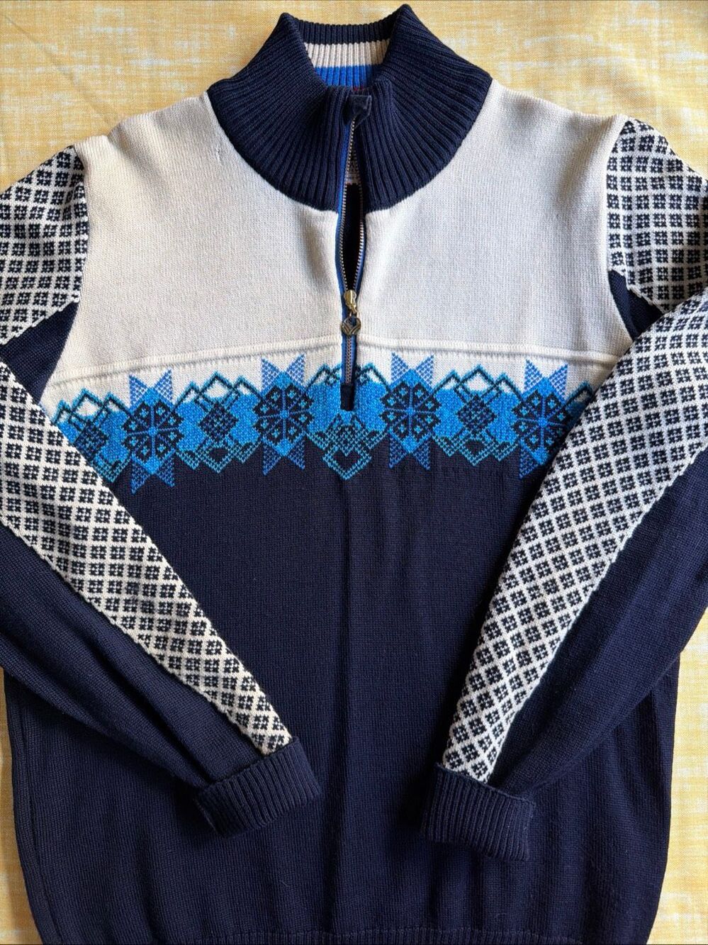 Dale of Norway Wool Sweater Woman’s Large Sochi 2014 Olympics Nordic Star Fair I